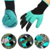 New Gardening Gloves for garden Digging Planting with 4 ABS Plastic Claws Garden Working Gloves New Garden Gloves