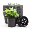 Pack of 24 Small Flower Pots - Pots size 3×3inches - Pots For Seedling-Made with imported plastic material