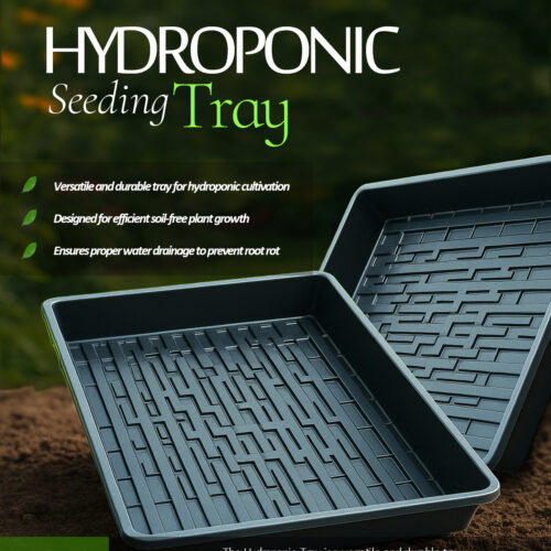 Bottom watering trays for seeds and plants hydroponic trays -PACK OF 2 -BY MORE GREEN