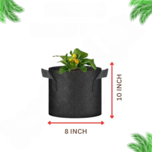 Fabric Grow Bags (8X10 Inches)