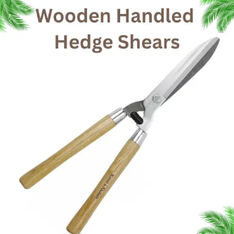 Wooden Handled Hedge Shears