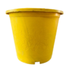 Plastic Pot 8 Inches (Flower Printed Pattern) | Durable & Decorative