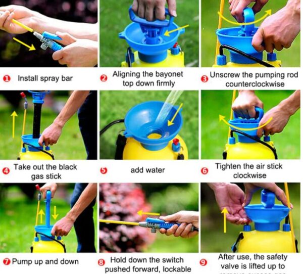 pressure 3lt1 8 LTR Garden Sprayer | Durable & Efficient Gardening