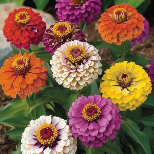 Zinnia Mix Flower Seeds
