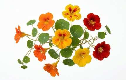 Nasturtium flower seed packet