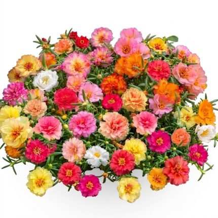 Portulaca / Moss Rose flower seed packet