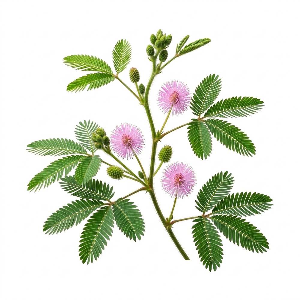 Touch Me Not or Mimosa Touch Me Not / Mimosa flower seed packet