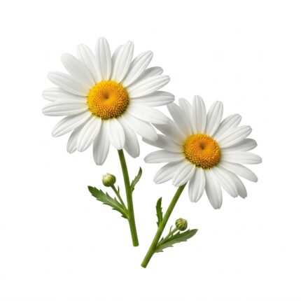 White Daisy flower seed packet
