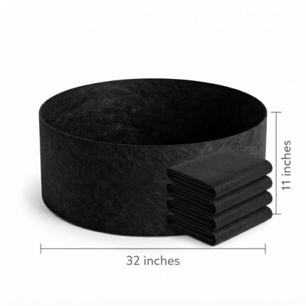 Fabric Grow Bag – 11 × 32 Inches – Deal of 5