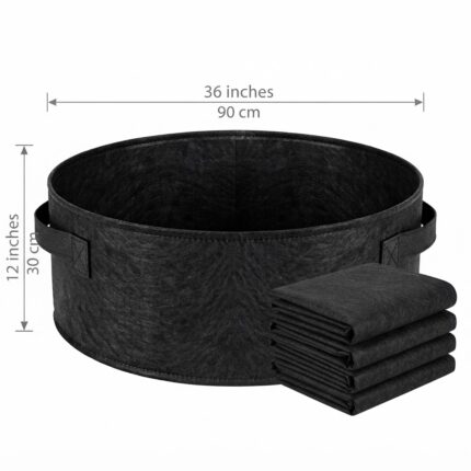 Fabric Grow Bag – 36 × 11 Inches – Deal of 5