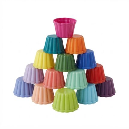 Hanging Plastic Pot – 7 Inches, Multicolor