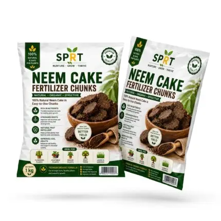SPRT Neem Cake Fertilizer Chunks – Premium 1kg Pack