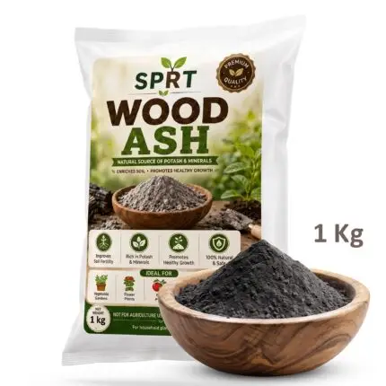 SPRT Wood Ash for Plants – Premium 1kg Pack